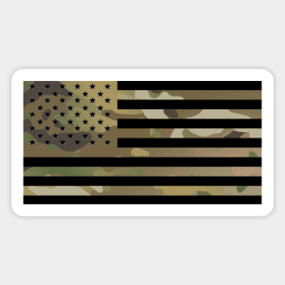 USA FLAG CAMOUFLAGE Sticker